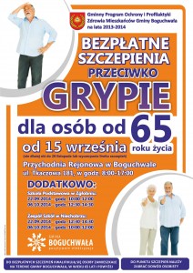 plakat - Szczepienia 2014