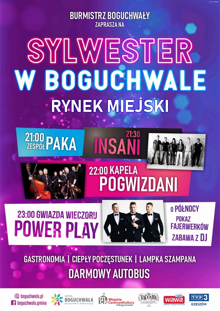 plakat Sylwester 2018